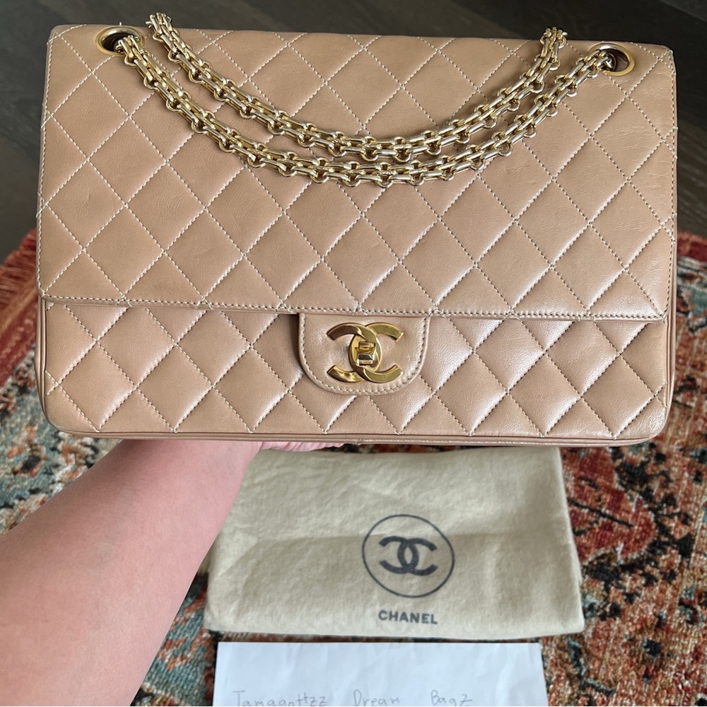 SOLD**Chanel Classic Vintage Bijoux Chain Medium Double Flap